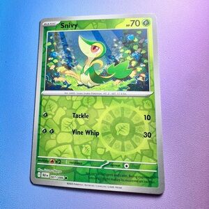 snivy [reverse holo] - 001/086 (common) — pokemon: black bolt